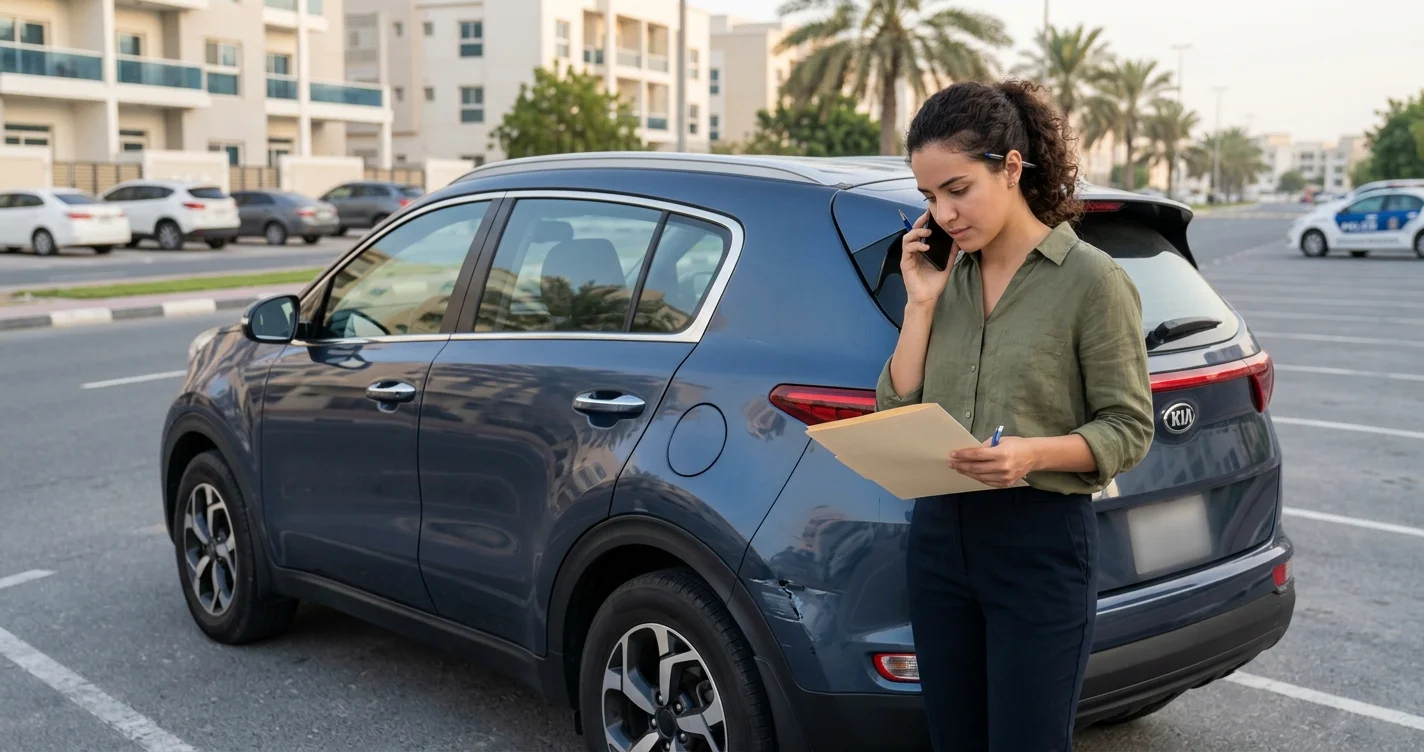 What to Do After a Minor Accident in a Rental Car in Dubai