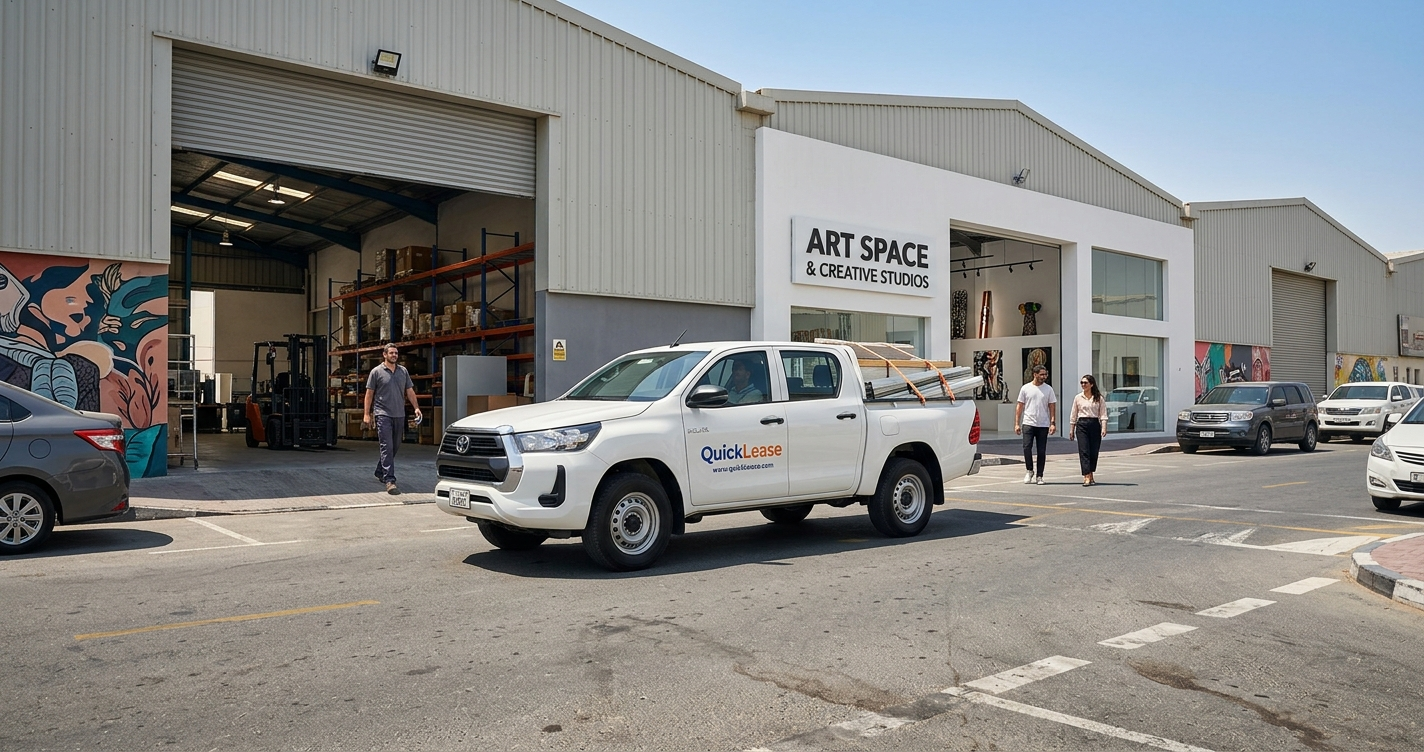 Car Rental in Al Quoz: Serving Industrial Businesses and Creative Hubs