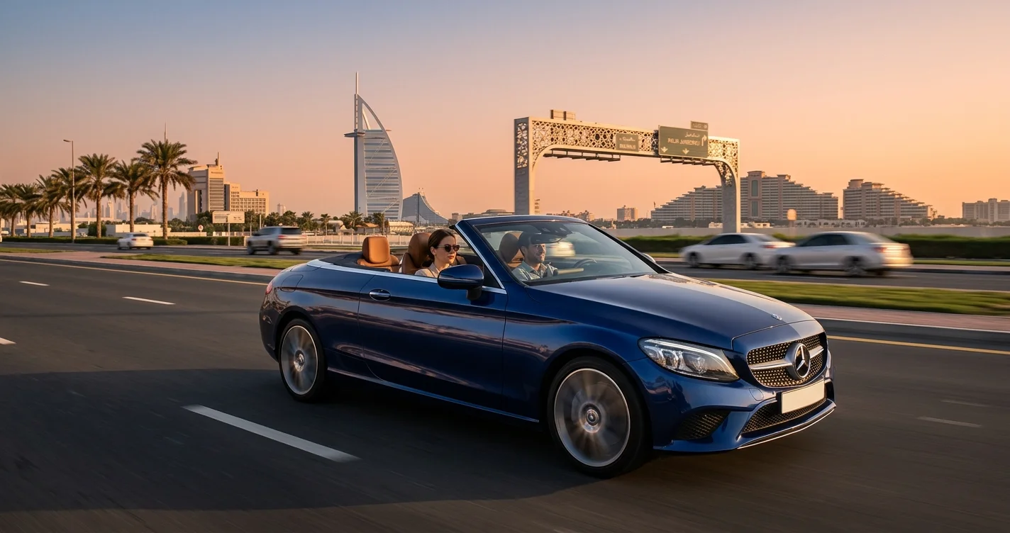 Convertible Car Rental in Dubai: Best Months, Routes and Etiquette