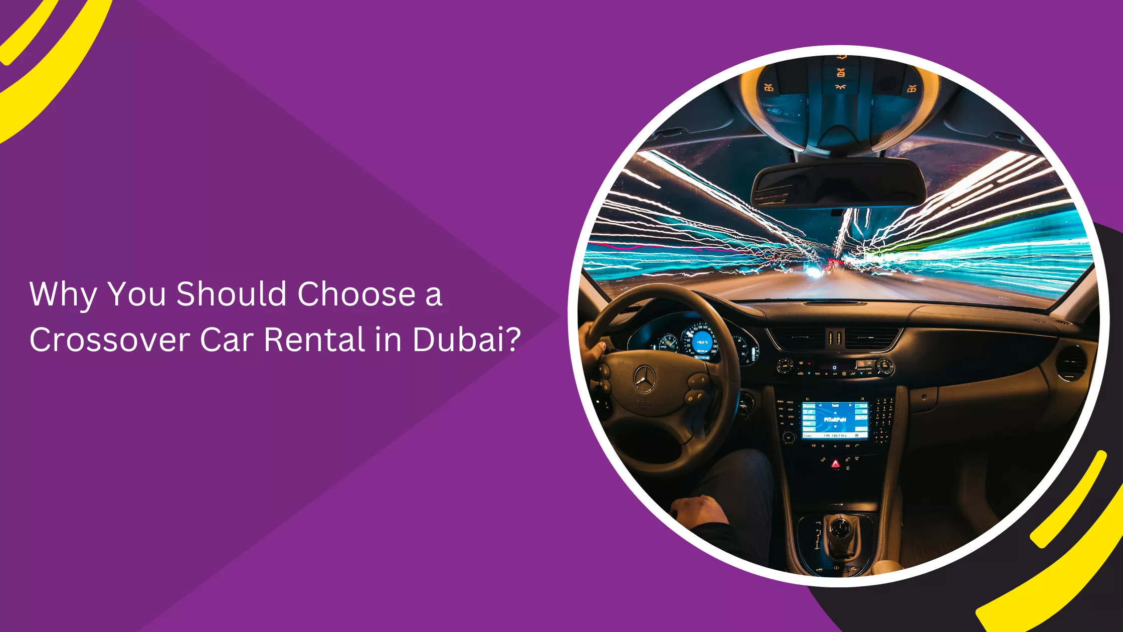 Why You Should Choose a Crossover Car Rental in Dubai?