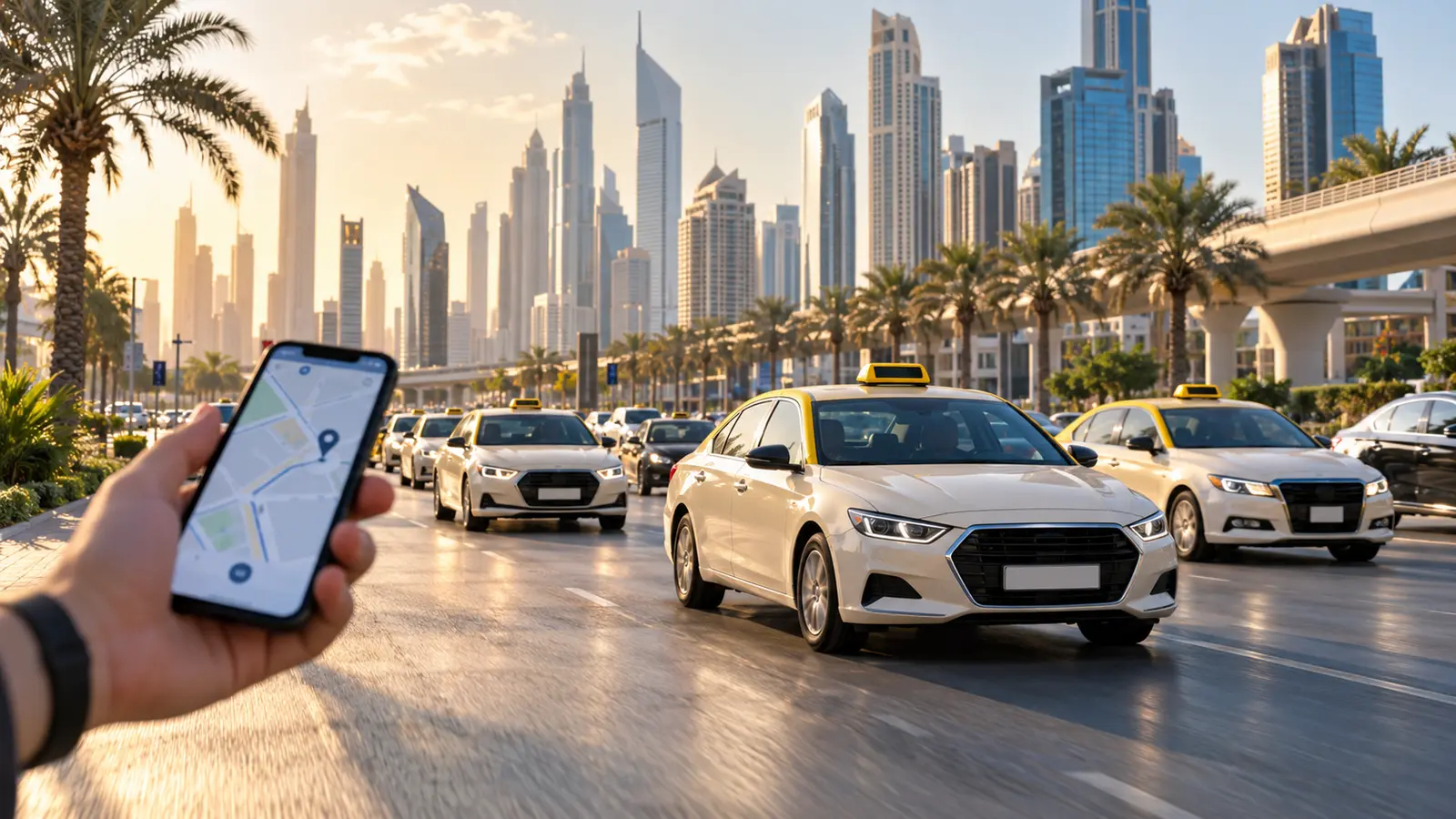Dubai's Taxi Network Grows as DTC Brings Arabia Taxi Fleet Onto Bolt