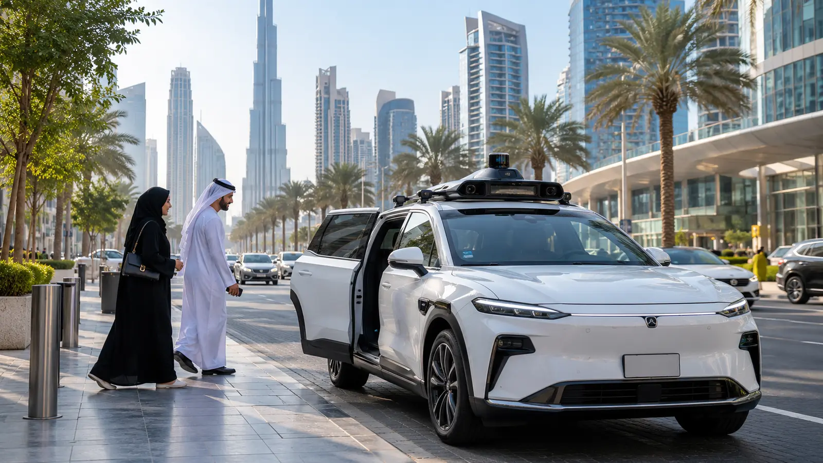 Driverless Taxis Begin Public Service on Dubai Roads