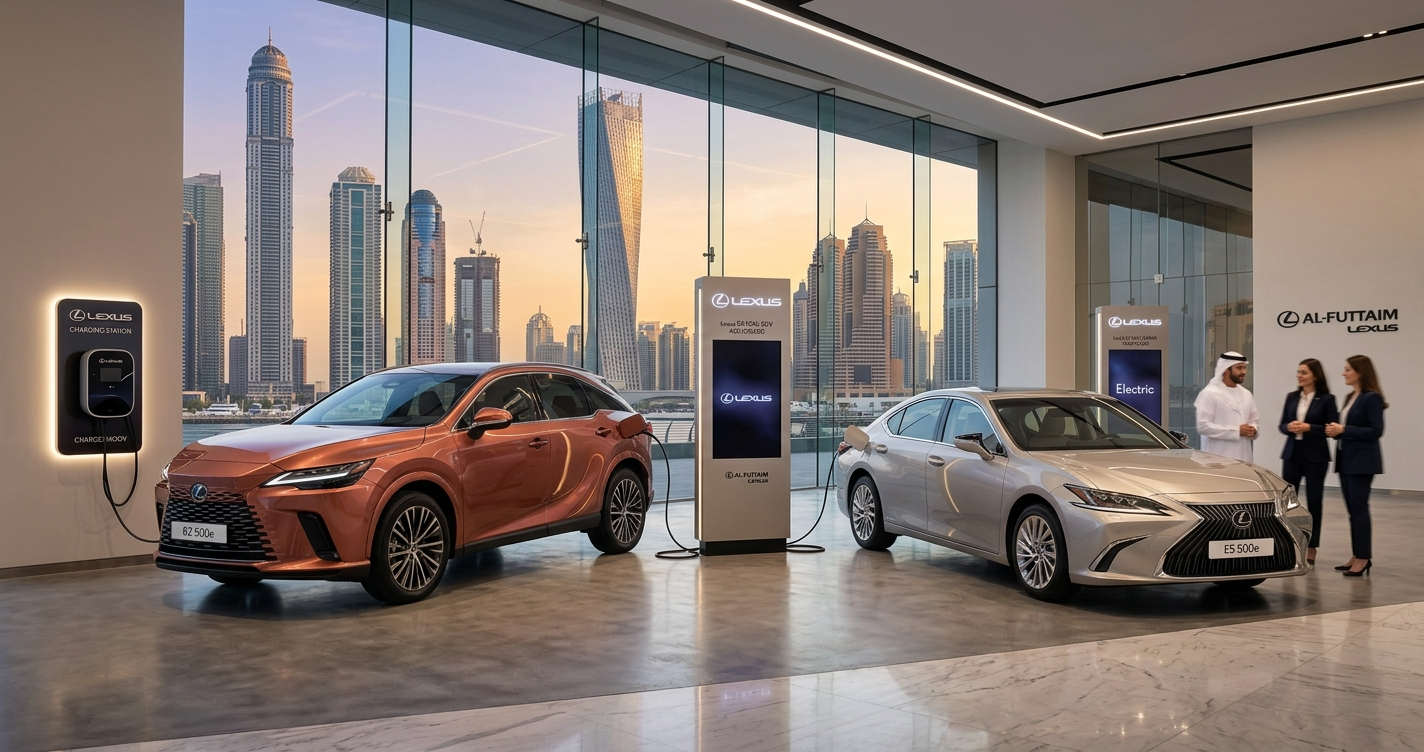 Lexus launches first electric cars in UAE: RZ 500e and ES 500e