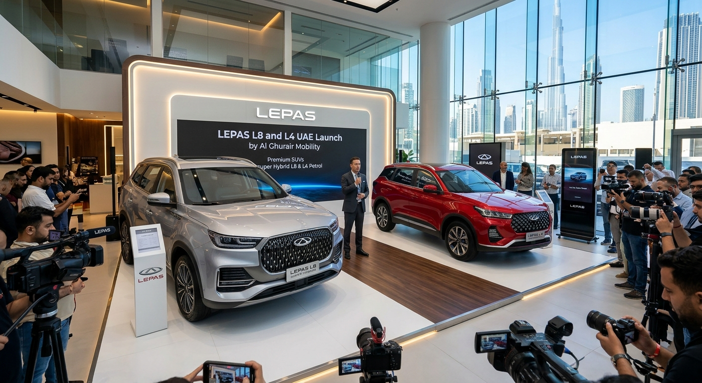 Chery's LEPAS brand launches in UAE with L8 and L4 SUVs