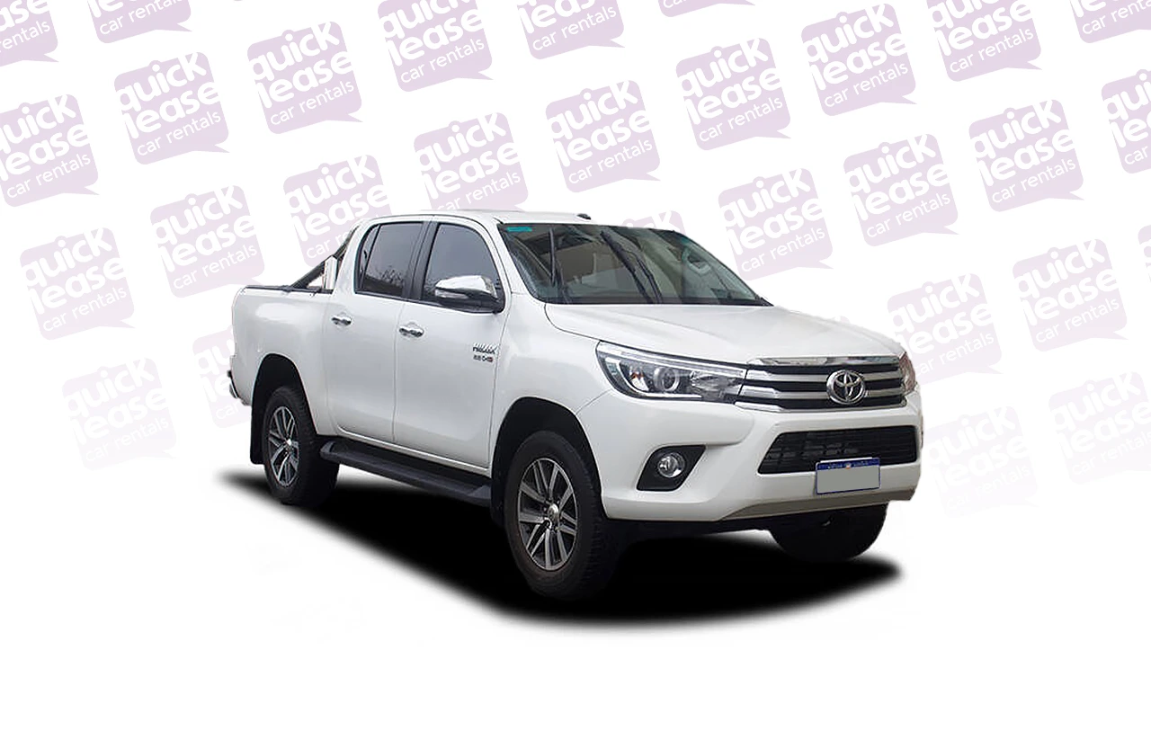 تويوتا هايلكس 2025، تأجير سيارة ذات مقصورة مزدوجة موثوقة. واسعة. مصممة لأي تضاريس
