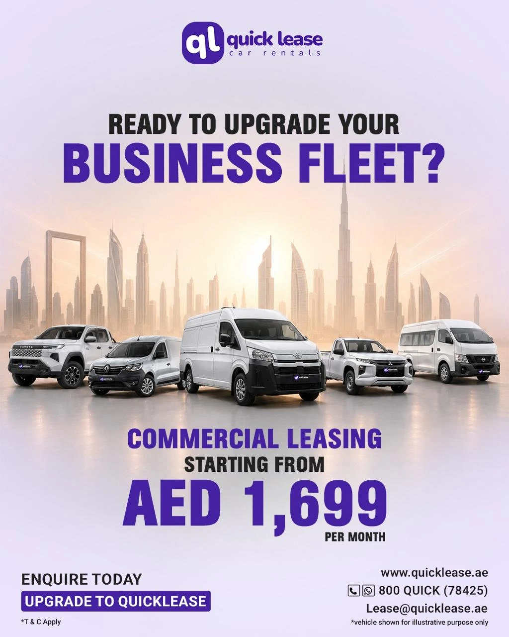 READY TO UPGRADE YOUR BUSINESS FLEET?