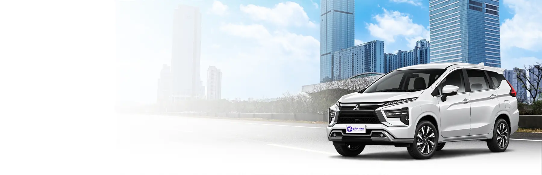 Dubai skyline road